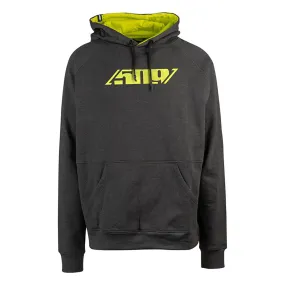 509  Legacy Pullover Hoodie Pre-Shrunk Fleece Drawcords Pirate Black Hi-Vis