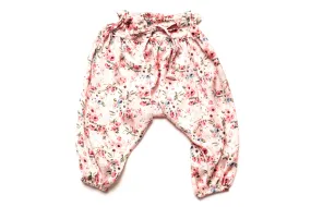 Baby Girl Floral Harem Pants | Satin Love