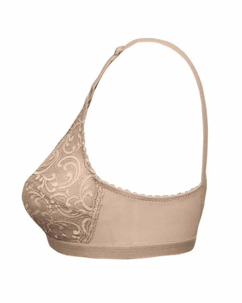 Be-Belle X-Over Non Padded Net Bra