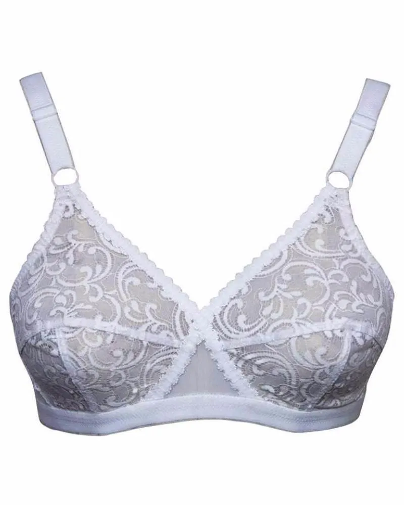 Be-Belle X-Over Non Padded Net Bra