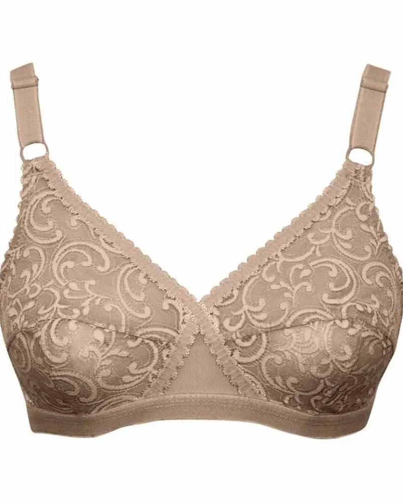 Be-Belle X-Over Non Padded Net Bra