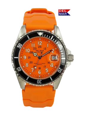 Del Mar Catalina Orange Men & Youth Watch: Durable, 200M Water Resistant #50270