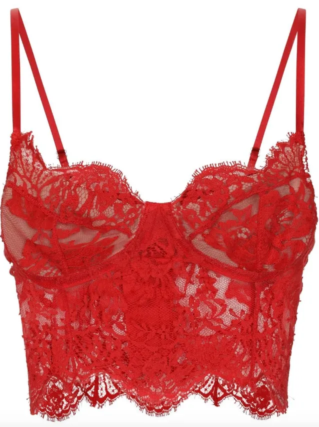 Dolce & Gabbana lace balconette bralette