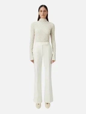 Floris Pant - Ivory Marle