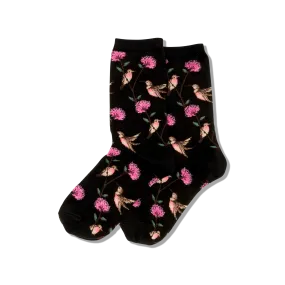 HOTSOX Women's Hummingbirds Crew Socks