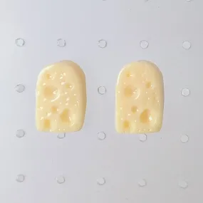 Instant Shipping! Cheese Wedge Earrings