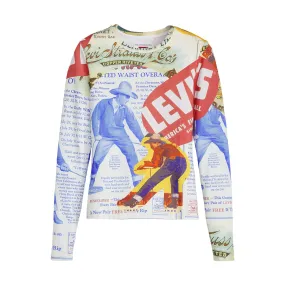   Levi's Second Skin Collage Top 'Multi'