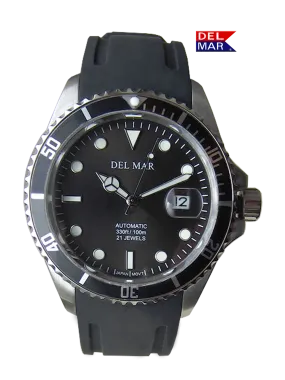 Men's Automatic Watch Black Face & Strap #50411