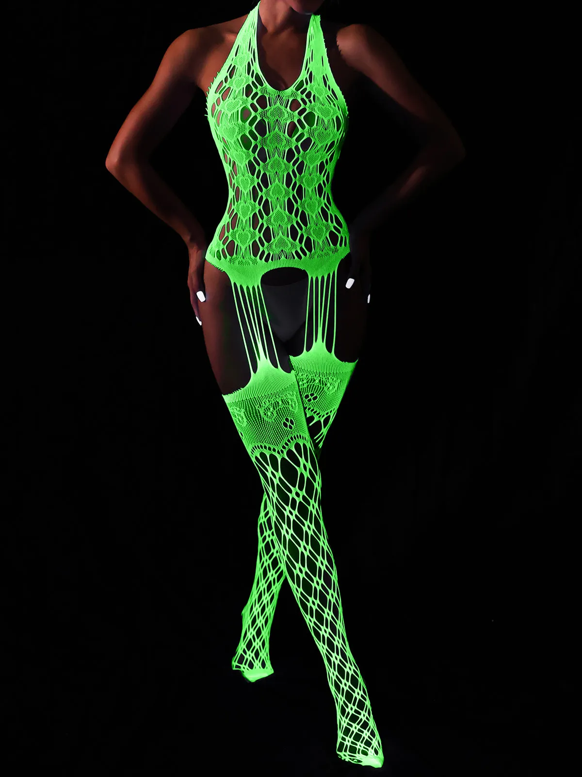 Nera Halterneck Glowsuit