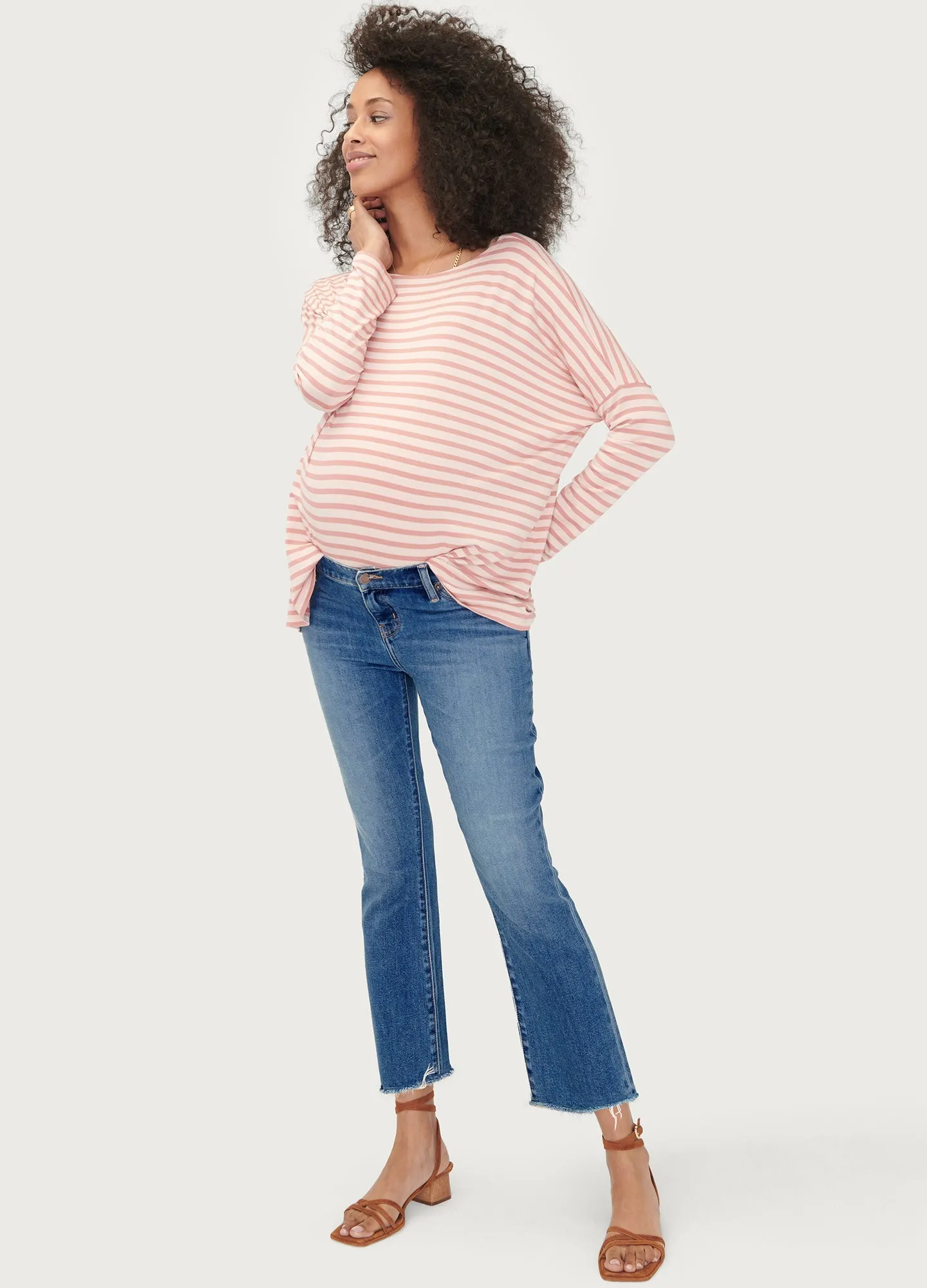 The Crop Maternity Jean