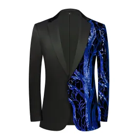 The Meridian Slim Fit Blazer Suit Jacket - Cobalt