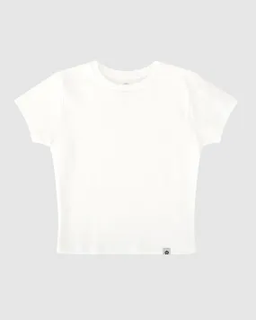 White Stash Pocket Baby Tee